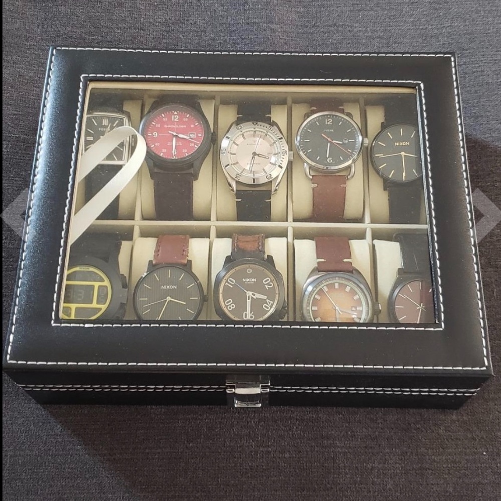 0 Watch leather display case organizer BOUTIQUE - Picture 3 of 4